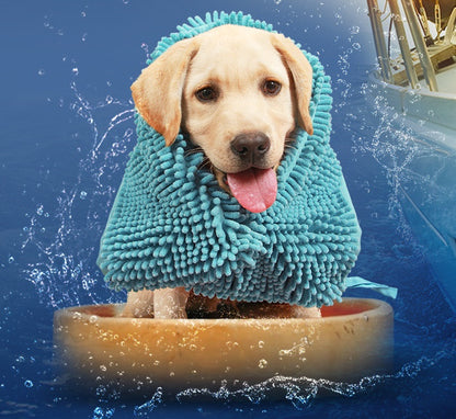 Ultra Absorbent Microfiber Pet Drying Towel | Fast Dry for Dogs & Cats
